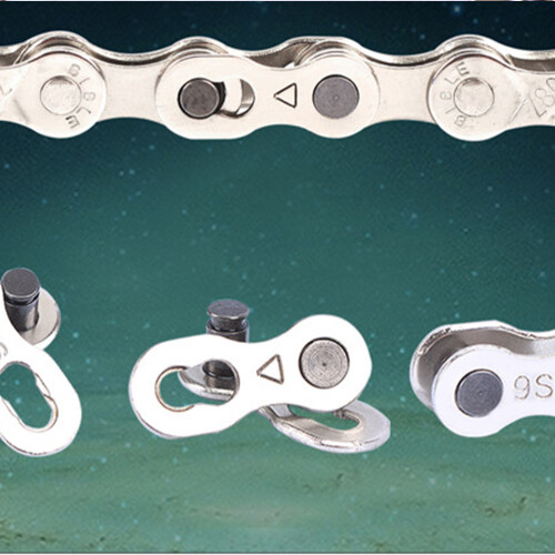 1Pair Silver Bike Chain Missing Link Durable Chain Joint Accessory 1