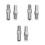 6Pièces Boulons Levier Alliage Argent Compatible 7