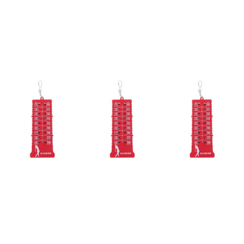 3Pièces Scoreur Golf Compact ABS Accessoire Précis 2