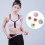 5Pièces Mini Rubans Mesure Plastique Colorés Usage Pratique 5