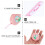5Pièces Mini Rubans Mesure Plastique Colorés Usage Pratique 8