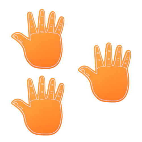 3Pièces En Mousse Eva Orange Pour Supporters 2