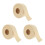 3Pièces Rouleaux Khaki Pulpe Bois Usage 10