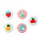 5Pièces Mini Rubans Mesure Plastique Colorés Usage Pratique 6