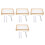 4Ensembles Encens DIY En Alliage, Portable Stable 4