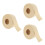 3Pièces Rouleaux Khaki Pulpe Bois Usage 9