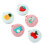 5Pièces Mini Rubans Mesure Plastique Colorés Usage Pratique 4
