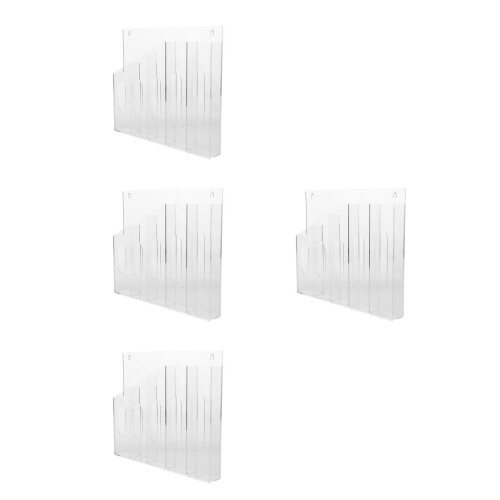 4Pièces Support Pailles Transparent En Pour Bar Cuisine 2