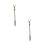 2Pièces Supports Cintres Bleu Réglables Pour Usage 6
