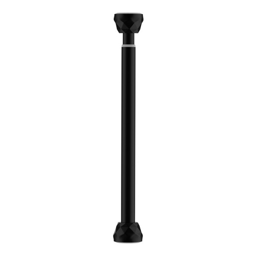 2Pièces Patère Murale Rétractable Noir Polyvalente Perçage 1