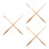 6Pièces Outils Dulcimer En Bambou Avec Design Unique 6