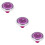 3Pièces Marqueurs Golf Portable Violet Avec Niveau Durable 11