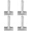 4Pièces Pinces À Acier Inoxydable Argent Pour Bricolage 7