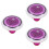 3Pièces Marqueurs Golf Portable Violet Avec Niveau Durable 8