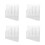 4Pièces Support Pailles Transparent En Pour Bar Cuisine 4