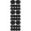 144Pièces Plateaux Mini Sapin Noël Noir Stable Stylé 10