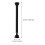 2Pièces Patère Murale Rétractable Noir Polyvalente Perçage 10