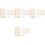 40Pcs Smooth Surface Plastic Painting Rulers Assorted Color Templates 5