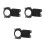 3Pièces Dead Fly Mountain Bike Stem Noir Simple Résistant 8