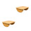 2Pièces Petits Tabourets Ergonomiques En Mdf Beige Pour Usage 9