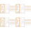 40Pcs Smooth Surface Plastic Painting Rulers Assorted Color Templates 7