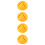 4Pièces Support Poteau De Orange Durable Pour Jardin 8