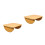 2Pièces Petits Tabourets Ergonomiques En Mdf Beige Pour Usage 8