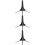 3Pièces Support Trompette Métal Noir Pliant Stable Pour Clarinette 8
