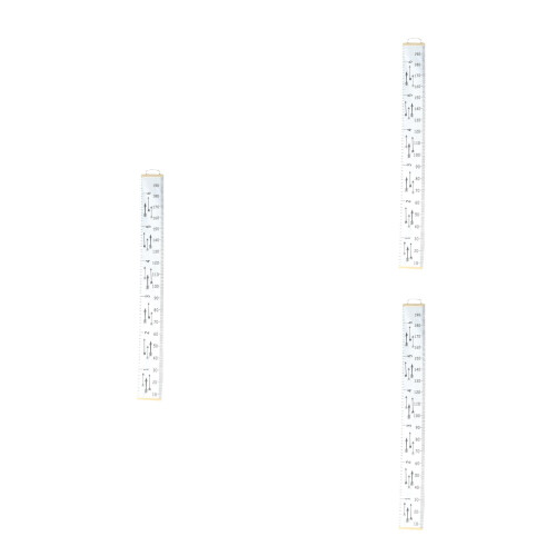 3Pièces Croissance Enfants Bois Transparent Étanche Durable 2
