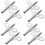 8Pcs Professional Steel Clock Winding Keys Scratch Resistant Silver 5