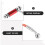 Easy Install Metal Brake Hose Extension Joint for Motorcycle Use 8