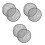 6Pcs Black Rain Barrel Screen Lightweight Polyester Bucket Mesh Cover 7