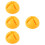 4Pièces Support Poteau De Orange Durable Pour Jardin 7