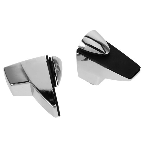 4Pcs Silver Glass Shelf Brackets for Stable Speaker Shelf Support 1