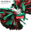 4Pcs Durable Cheerleading Pom Poms with Comfortable Baton Handles 8