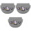 3Pcs Portable Grey Silicone Denture Box Durable Orthodontic Holder 5