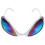 5Pcs Silver Funny Costume Glasses Prop Practical PP Eyewear Accessory 8