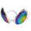5Pcs Silver Funny Costume Glasses Prop Practical PP Eyewear Accessory 9