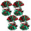 4Pcs Durable Cheerleading Pom Poms with Comfortable Baton Handles 1