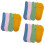 12Paires Doigts Confortables Couleurs Solides 6