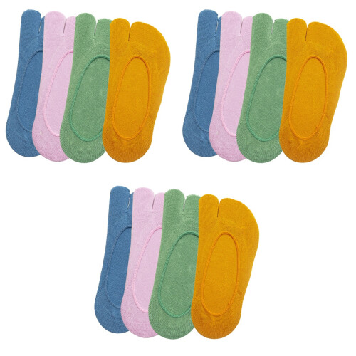 12Paires Doigts Confortables Couleurs Solides 2