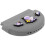 3Pcs Portable Grey Silicone Denture Box Durable Orthodontic Holder 3