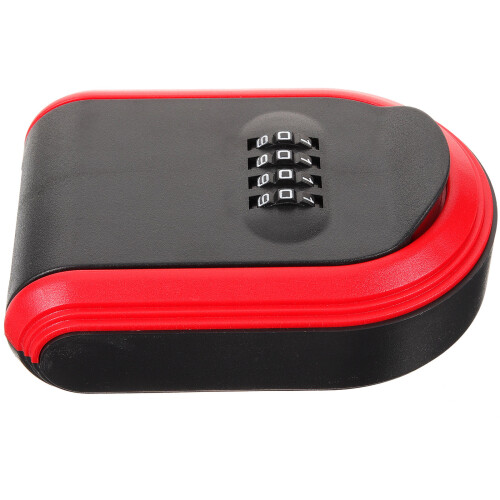 4Pcs Red Key Locker ABS Lock Box with Code for Home and Construction 1