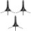 3Pièces Support Trompette Métal Noir Pliant Stable Pour Clarinette 3