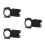 3Pièces Dead Fly Mountain Bike Stem Noir Simple Résistant 9