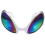 5Pcs Silver Funny Costume Glasses Prop Practical PP Eyewear Accessory 7