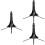 3Pièces Support Trompette Métal Noir Pliant Stable Pour Clarinette 6