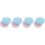 8Sets Durable Plastic Glass Contacts Boxes Convenient Outdoor Cases 6