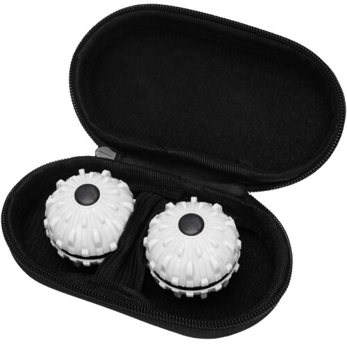 2Pièces Balles Décompression Blanches Massage Relaxation Stress 2