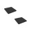 2Pcs Black Waterproof Mattress Protector Baby Bed Pad Soft and 9
